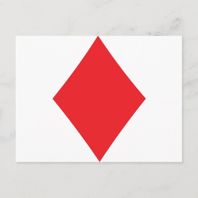 Postale Carte Diamond Poker Jeu (Devant)