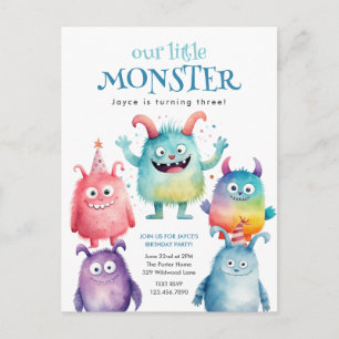 Postale Carte d'invitation pour l'anniversaire des enfants