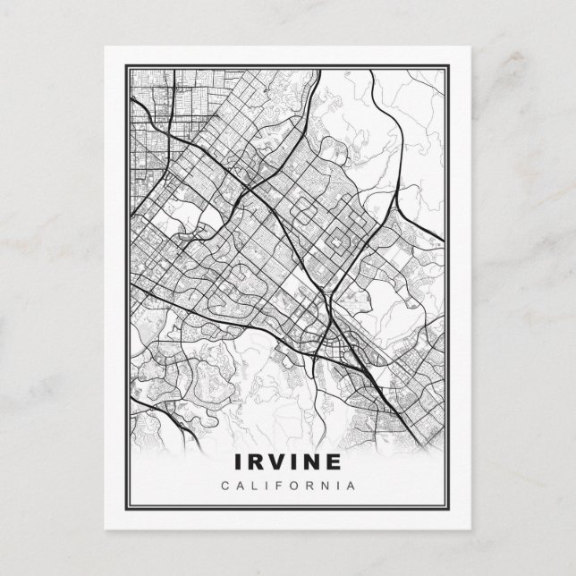 Postale Carte d'Irvine (Devant)