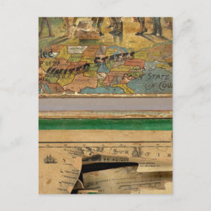 Postale Carte disséquée par boîte, Etats-Unis