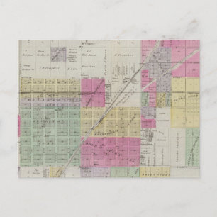 Postale Carte d'Osage City, Kansas