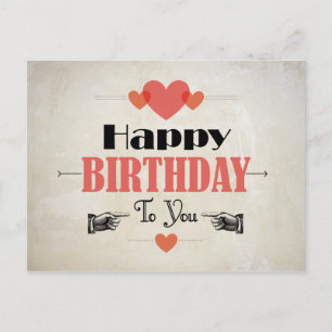 Postale Carte du Birthday