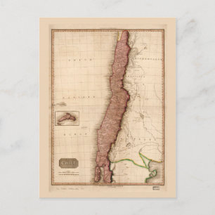 Postale Carte du Chili (1818)