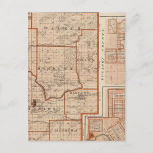 Postale Carte du comté de Jasper