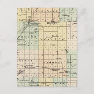 Postale Carte du comté de St Croix