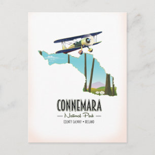 Postale Carte du Connemara National Park Comté de Galway I
