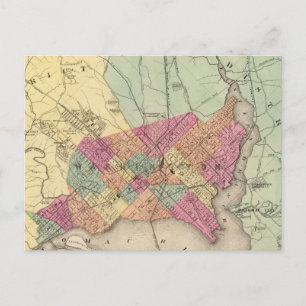 Postale Carte du district de Columbia, Washington