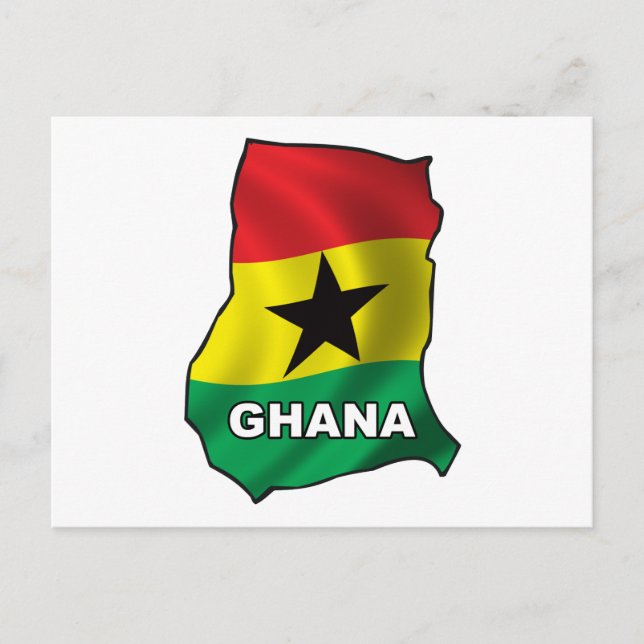 Postale Carte Du Ghana (Devant)