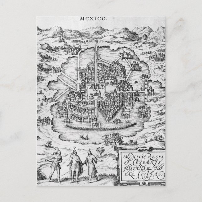 Postale Carte du Mexique (Devant)
