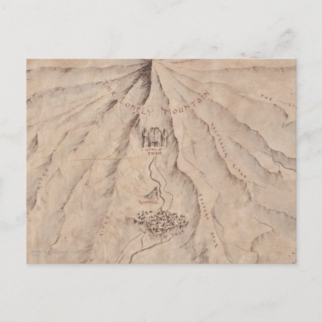 Postale Carte du mont Lonley (Devant)