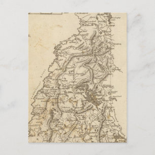 Postale Carte du New Hampshire par Arrowsmith