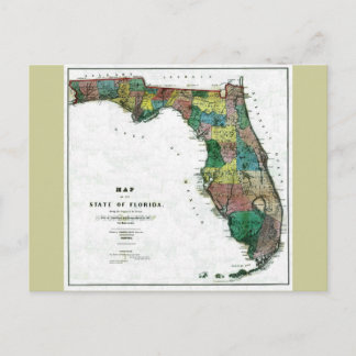 Postale Carte du Vieux 1856 Floride