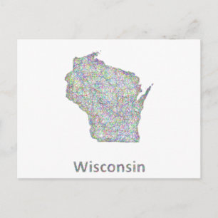 Postale Carte du Wisconsin