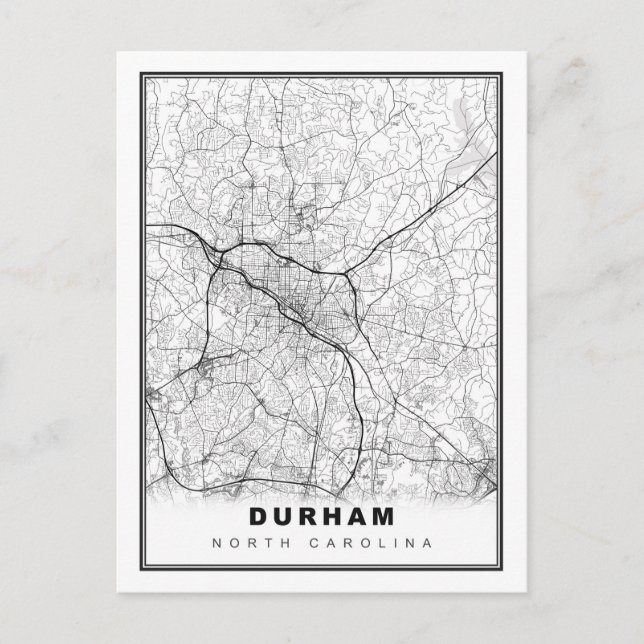 Postale Carte Durham (Devant)