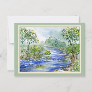 Postale Carte en tout temps Blue River