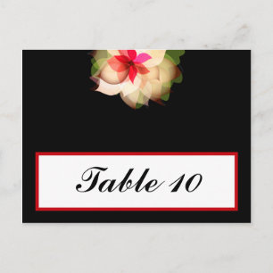Postale Carte Endroit Écrite Couleur Lotus Flower Black ba