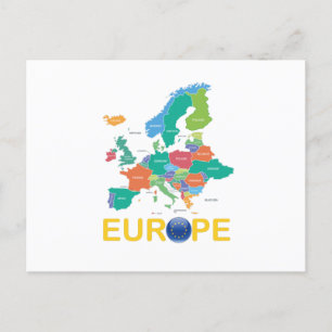 Postale Carte Europe
