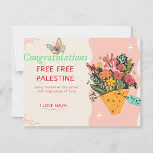 Postale Carte Félicitations