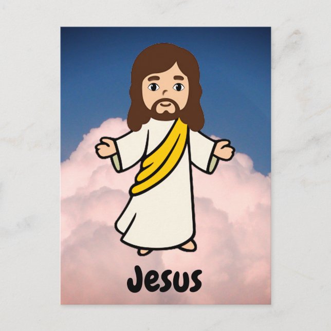 Postale Carte flash Jésus (Devant)