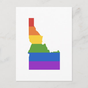 Postale Carte Gay des États-Unis Etat de l'Idaho