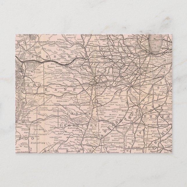 Postale Carte Great Western Railway of Canada (Devant)