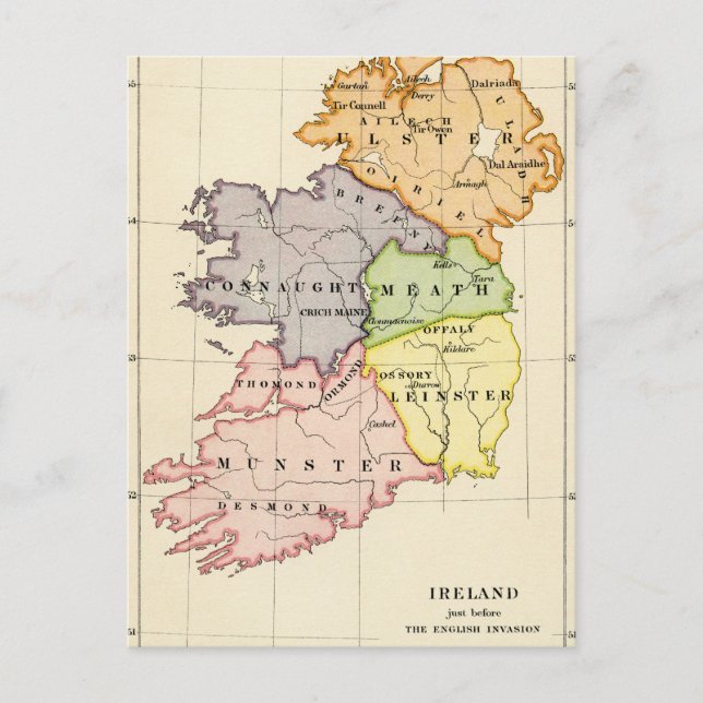 Postale Carte Irlande (Devant)