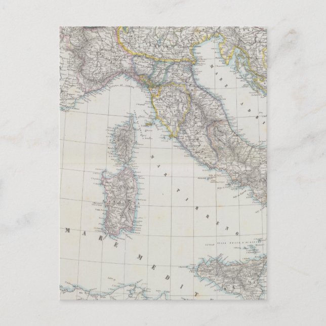 Postale Carte Italie (Devant)