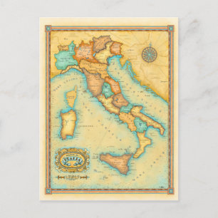 Postale Carte Italie