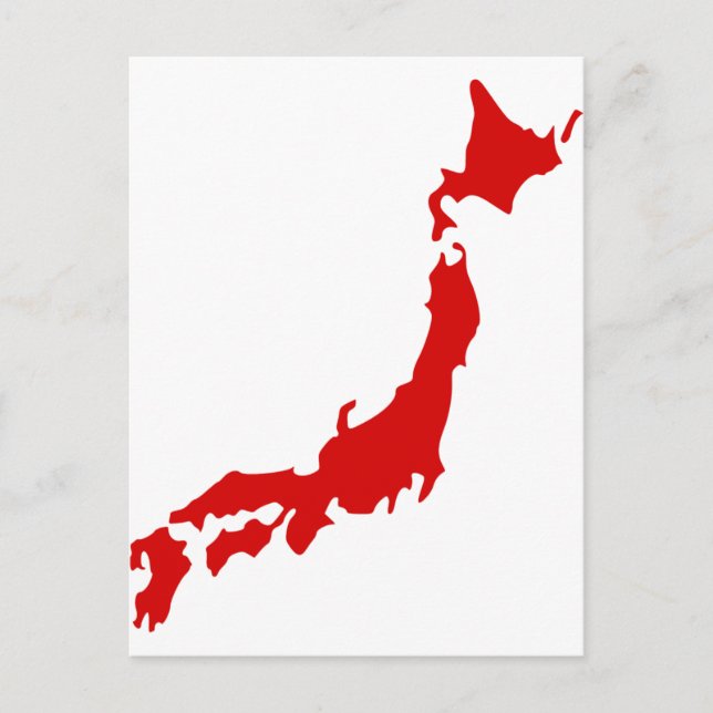 Postale Carte Japon (Devant)