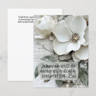 Postale Carte JW Sympathy