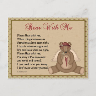 Postale Carte Keepsaké Désolé