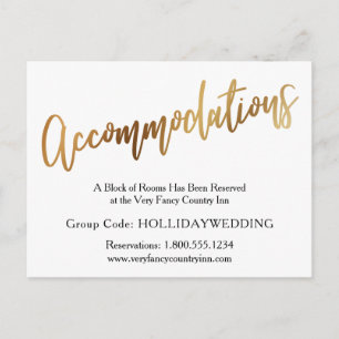 Postale Carte Mariage Gold & Bokeh