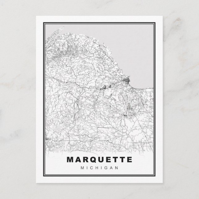Postale Carte Marquette (Devant)