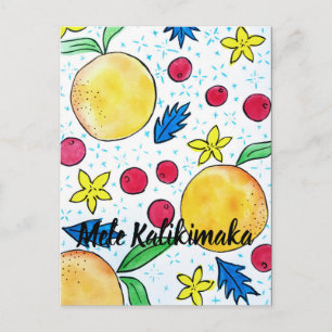 Postale Carte Mele Kalikimaka