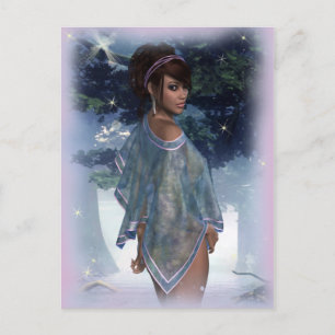Postale Carte Mini-impression signée Dreamer Imaginaire Ar