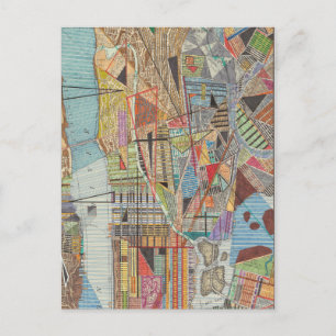 Postale Carte moderne de New York I