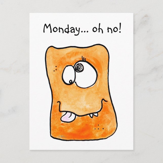 Postale Carte Monster (Devant)