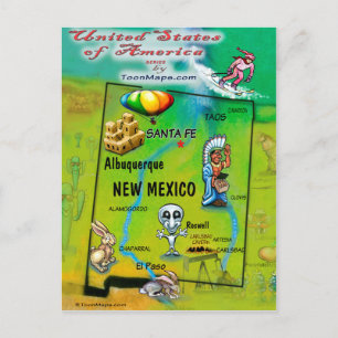 Postale Carte New Mexico USA