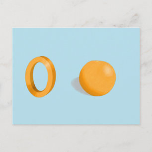 Postale Carte orange