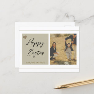 Postale Carte Pâques personnalisable avec photo et texte