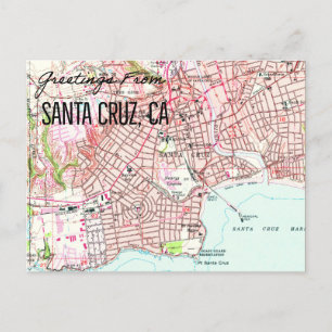 Postale Carte père Noël Cruz CA 1955