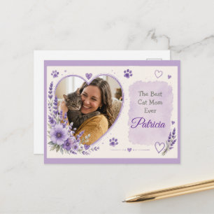 Postale Carte personnalisée avec photo et nom pour amateur