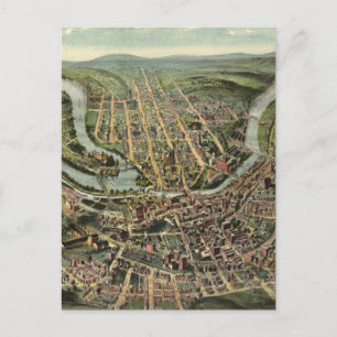 Postale Carte picturale vintage de Cumberland MD (1906)