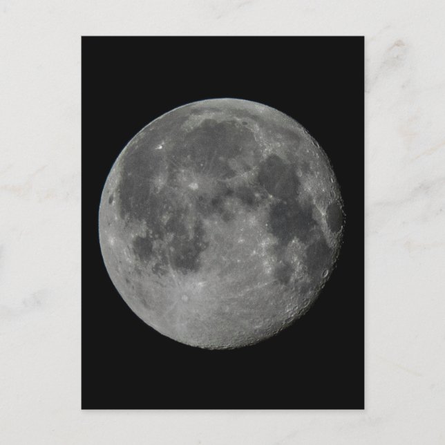 Postale Carte Pleine lune (Devant)