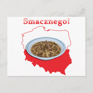 Postale Carte polonaise de Czarnina Smacznego