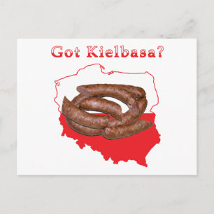 Postale Carte Polonaise Kielbasa