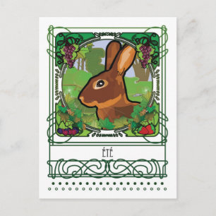 POSTALE CARTE POST ÉTÉ