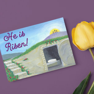 Postale Carte Post Inspiration Tomb vide