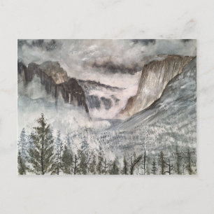 POSTALE CARTE POST YOSEMITE MOUNTAINS