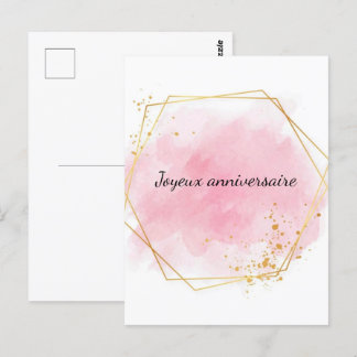 Postale Carte postal Joyeux anniversaire